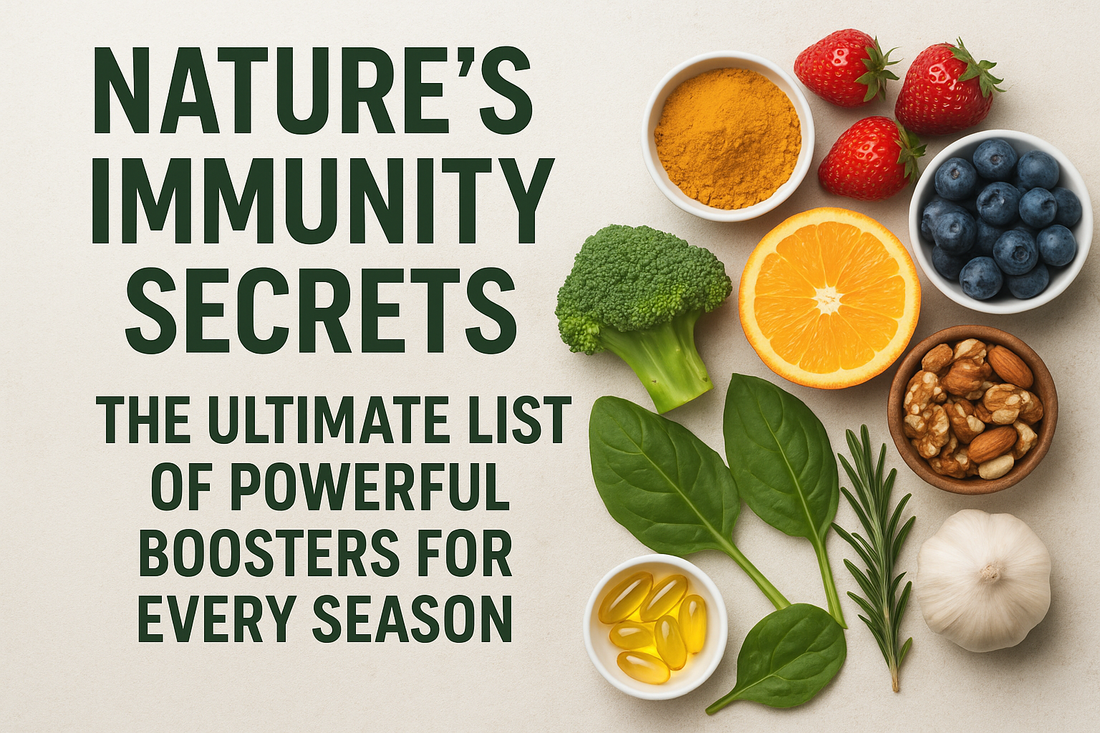 Nature’s Immunity Secrets: The Ultimate List of Powerful Boosters for Every Season