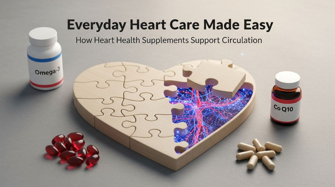 Everyday Heart Care Made Easy: How Heart Health Supplements Support Circulation