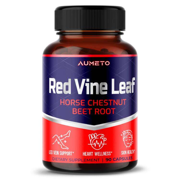 Red Vine Leaf with Horse Chestnut