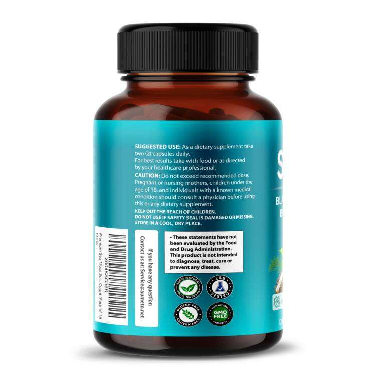 Premium Sea Moss with Black Seed Oil