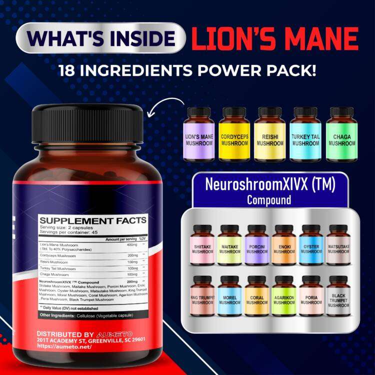 Lions Mane with Cordyceps