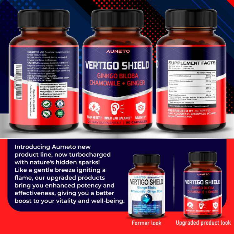 Vertigo Support with Ginkgo Biloba
