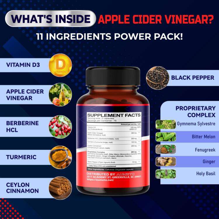Apple Cider Vinegar with Berberine