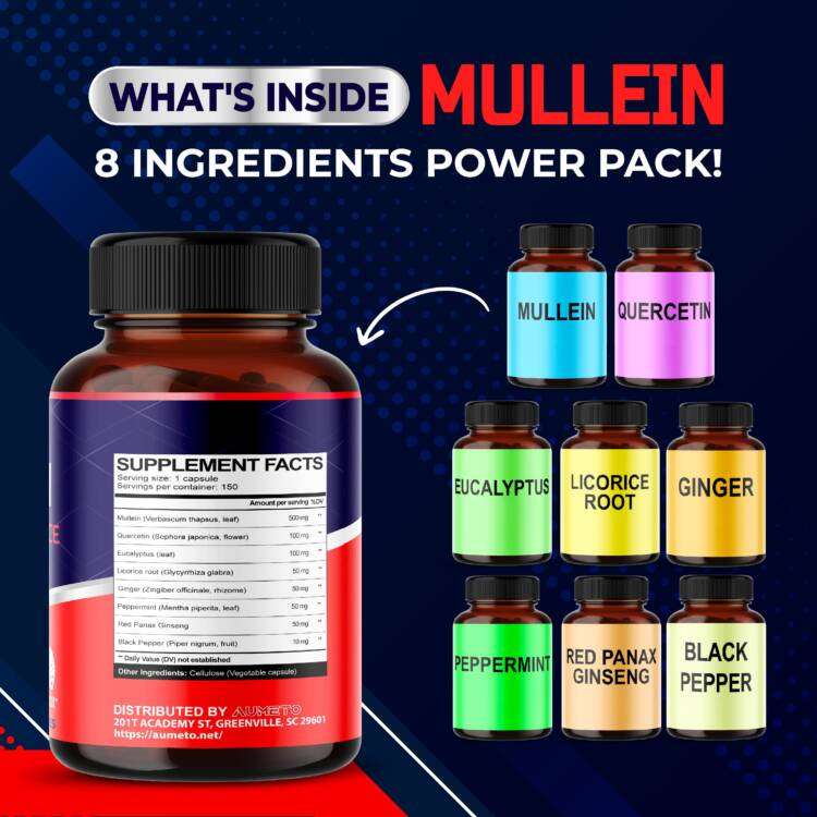 Mullein Supplement with Quercetin