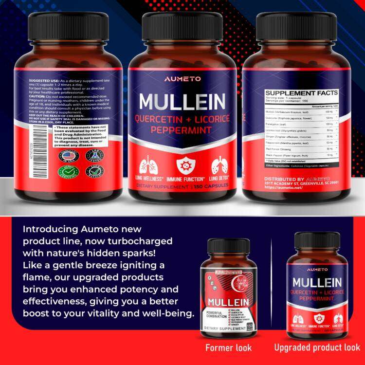 Mullein Supplement with Quercetin