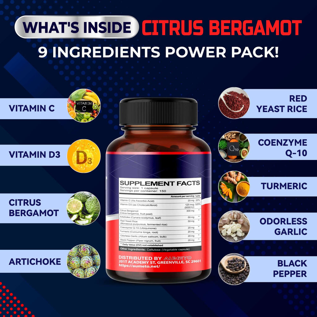 Citrus Bergamot with Red Yeast Rice