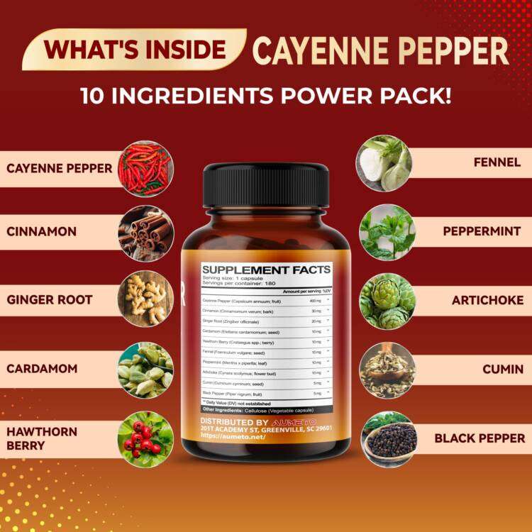 Cayenne Pepper with Cinnamon