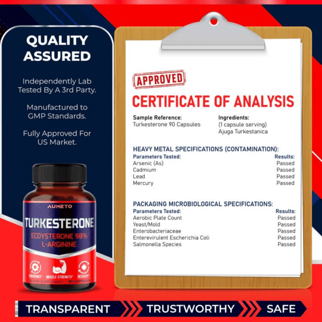 Turkesterone Complex  12950mg with L-Arginine & Tongkat Ali