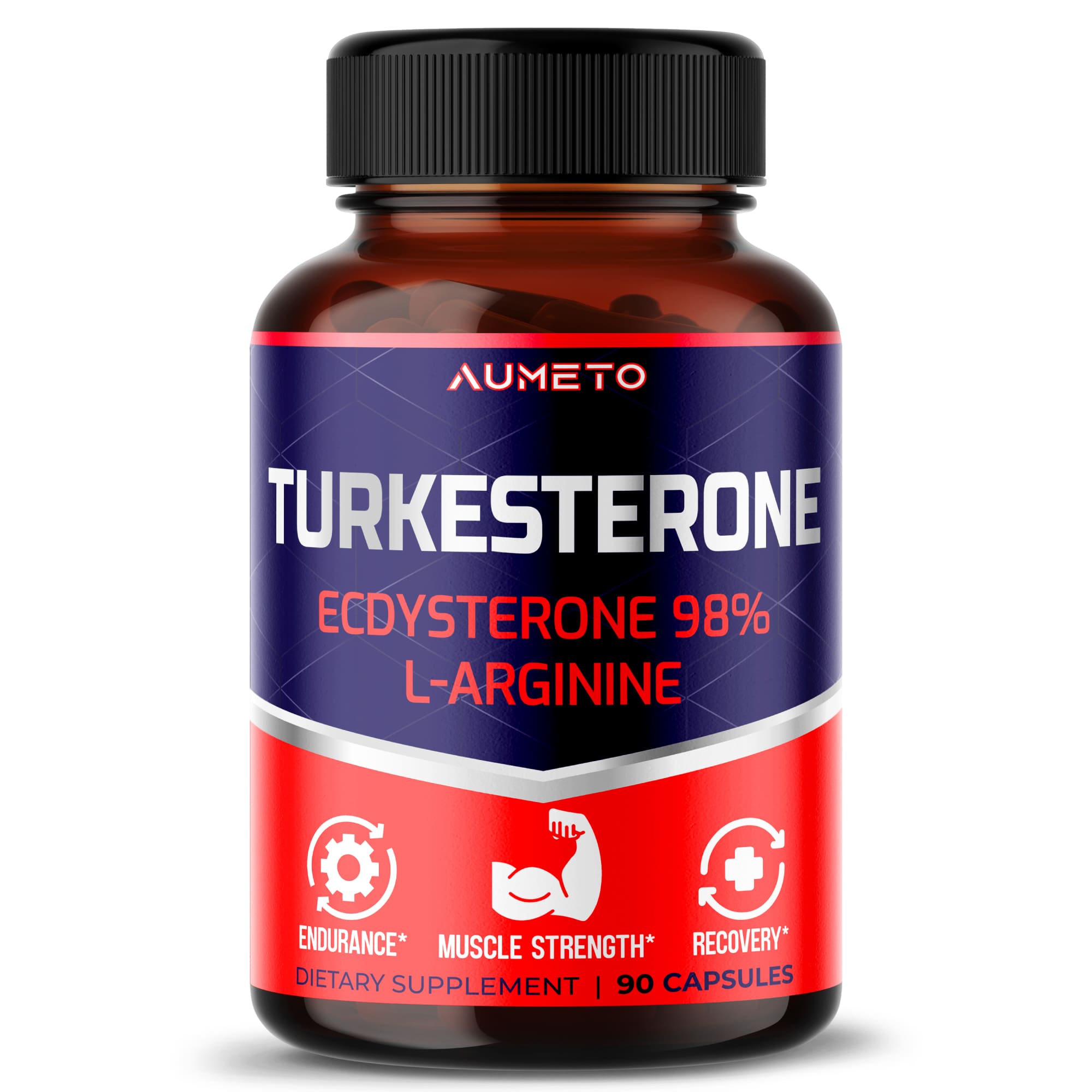 Turkesterone 12950mg w L-Arginine Tongkat Ali Ginseng Maca Root VIT D3- Energy Workout Memory Support
