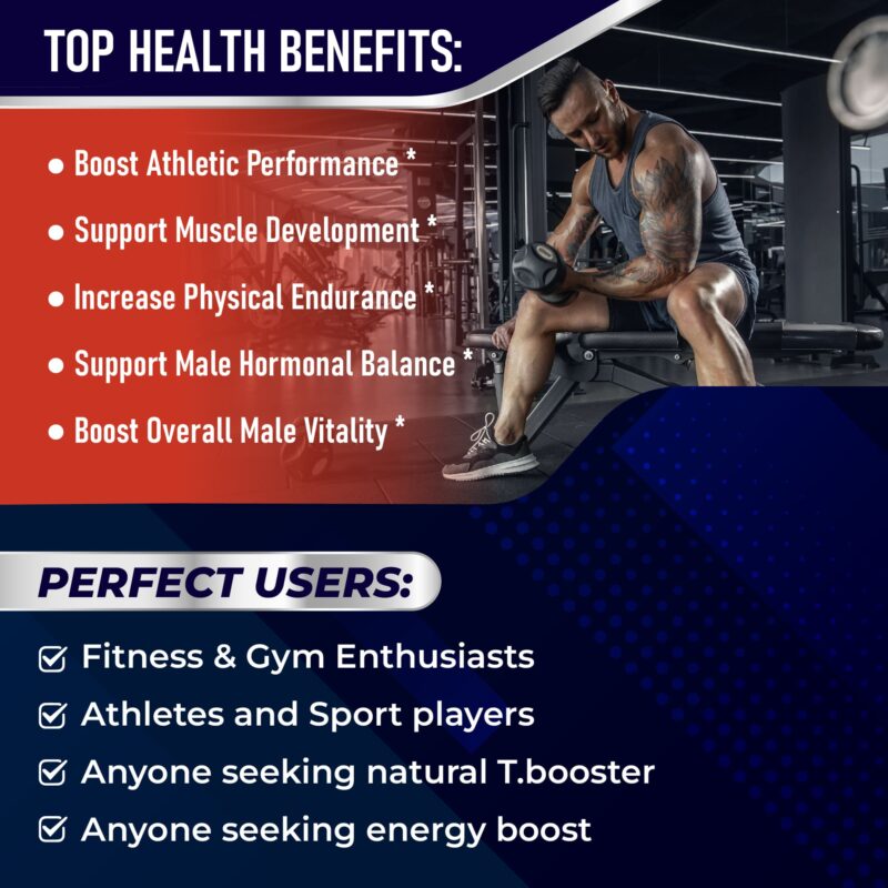Fadogia Agrestis 12200mg with Turkesterone Tongkat Ali Maca Root Panax Ginseng VIT D3- Energy Workout Memory Support - Image 4